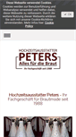 Mobile Screenshot of hochzeit-peters.de